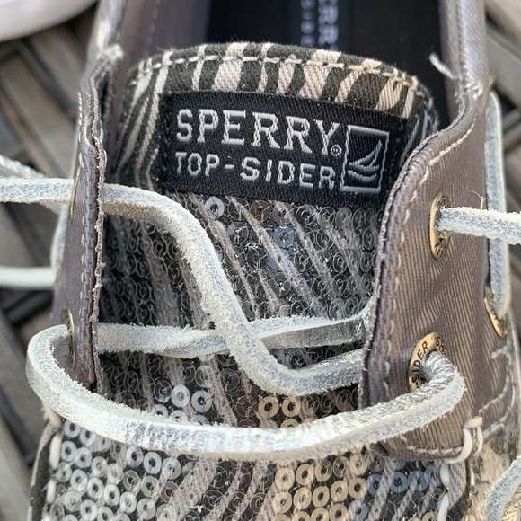 SPERRY TOP-SIDER Bahama Boat Shoe - Grey Multi Animal - Picture 7 of 15